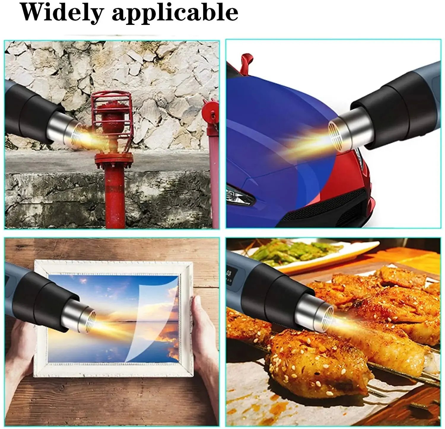Industrial Hair dryer Heat Gun 2500W Hot Air Gun Air dryer for soldering Thermal blower Soldering station Shrink wrapping Tools Industrial Hair dryer Heat Gun 2500W Hot Air Gun Air dryer for soldering Thermal blower Soldering station Shrink wrapping Tools