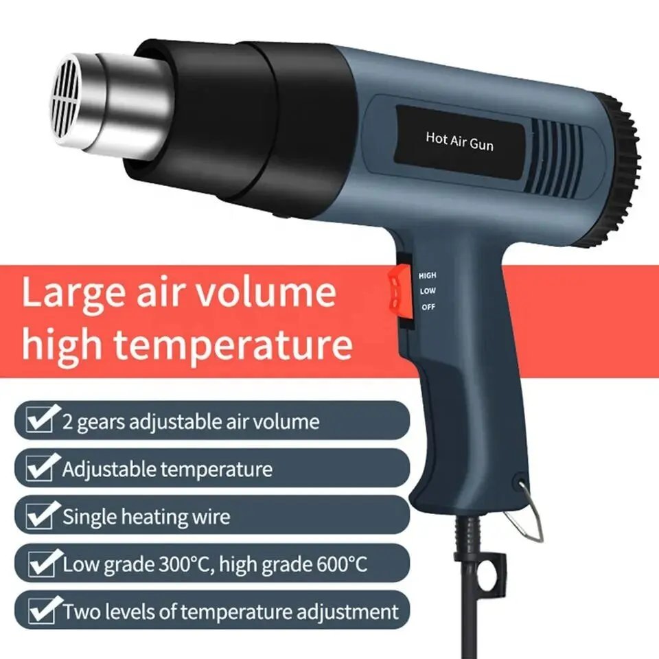 Industrial Hair dryer Heat Gun 2500W Hot Air Gun Air dryer for soldering Thermal blower Soldering station Shrink wrapping Tools Industrial Hair dryer Heat Gun 2500W Hot Air Gun Air dryer for soldering Thermal blower Soldering station Shrink wrapping Tools