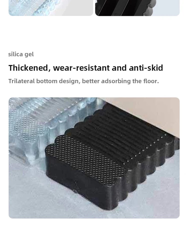 Silicone Door Stop Wedge Safety Stoppers Reusable Shock Absorbent Home Office Anti-Folder Hand Door Stopper Anti-collision Stop