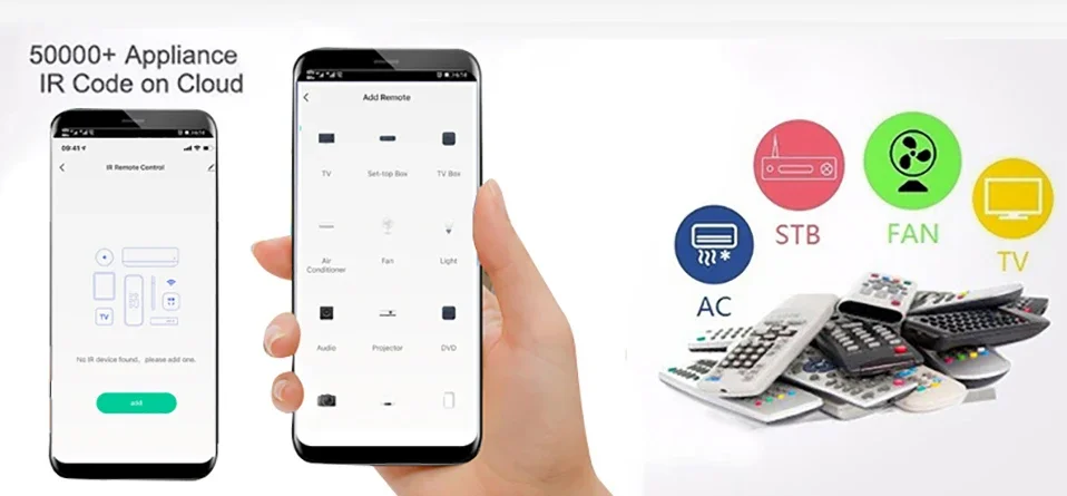 Tuya WiFi IR Remote Control Smart Universal for TV Air Conditioner Alexa Remote Control Work with Google Home Yandex Google Tuya WiFi IR Remote Control Smart Universal for TV Air Conditioner Alexa Remote Control Work with Google Home Yandex Google