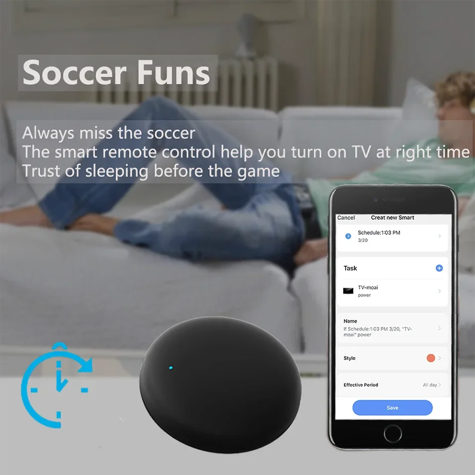 Tuya WiFi IR Remote Control Smart Universal for TV Air Conditioner Alexa Remote Control Work with Google Home Yandex Google Tuya WiFi IR Remote Control Smart Universal for TV Air Conditioner Alexa Remote Control Work with Google Home Yandex Google