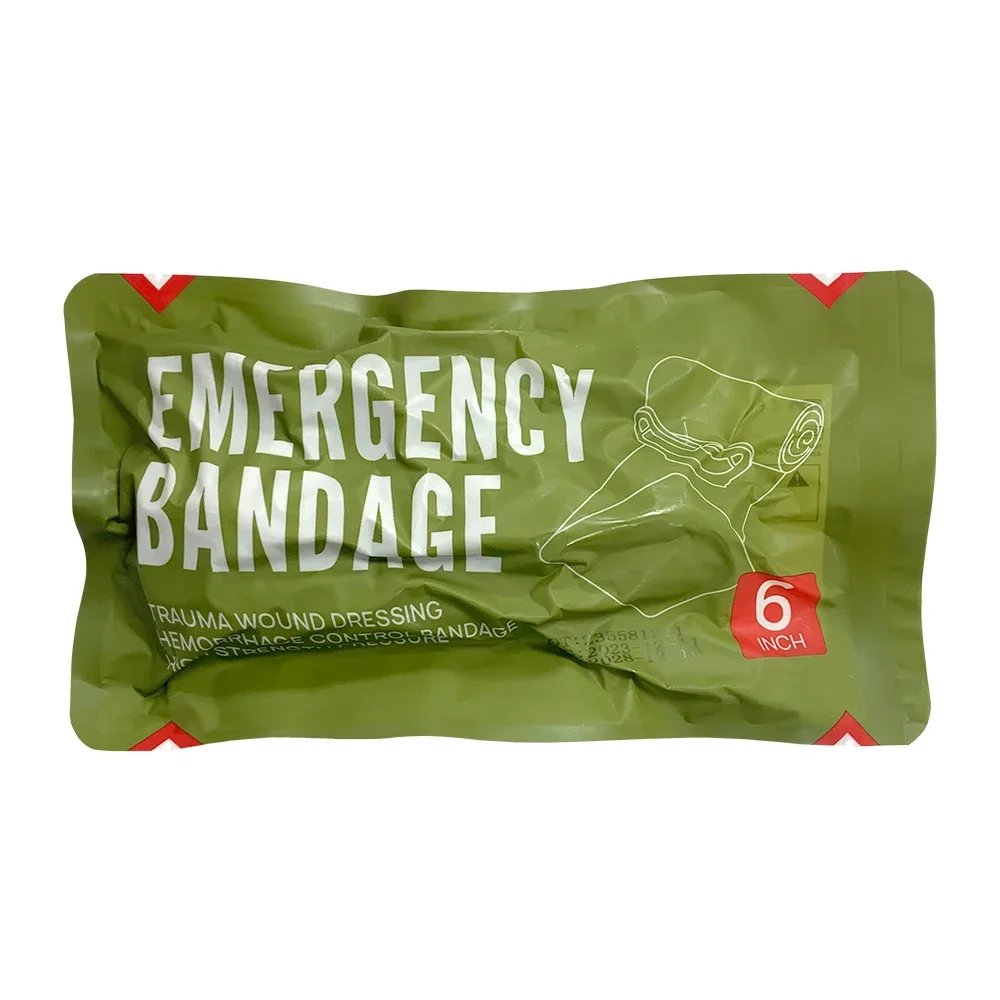 CARBOU 4/6in Israeli Bandage Wound Dressing Emergency Bandage Combat Compression Tactical First Aid IFAK Trauma Medical CARBOU 4/6in Israeli Bandage Wound Dressing Emergency Bandage Combat Compression Tactical First Aid IFAK Trauma Medical
