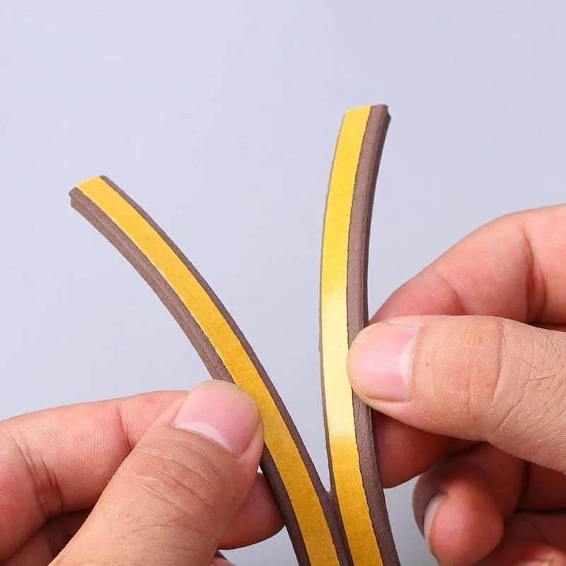 5Meters DIPE Self-Adhesive Door And Window Sealing Strip Glass Window Anti-Collision Rubber Strip Foam Sound Insulation Strip 5Meters DIPE Self-Adhesive Door And Window Sealing Strip Glass Window Anti-Collision Rubber Strip Foam Sound Insulation Strip