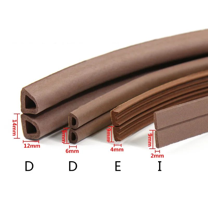 5Meters DIPE Self-Adhesive Door And Window Sealing Strip Glass Window Anti-Collision Rubber Strip Foam Sound Insulation Strip 5Meters DIPE Self-Adhesive Door And Window Sealing Strip Glass Window Anti-Collision Rubber Strip Foam Sound Insulation Strip