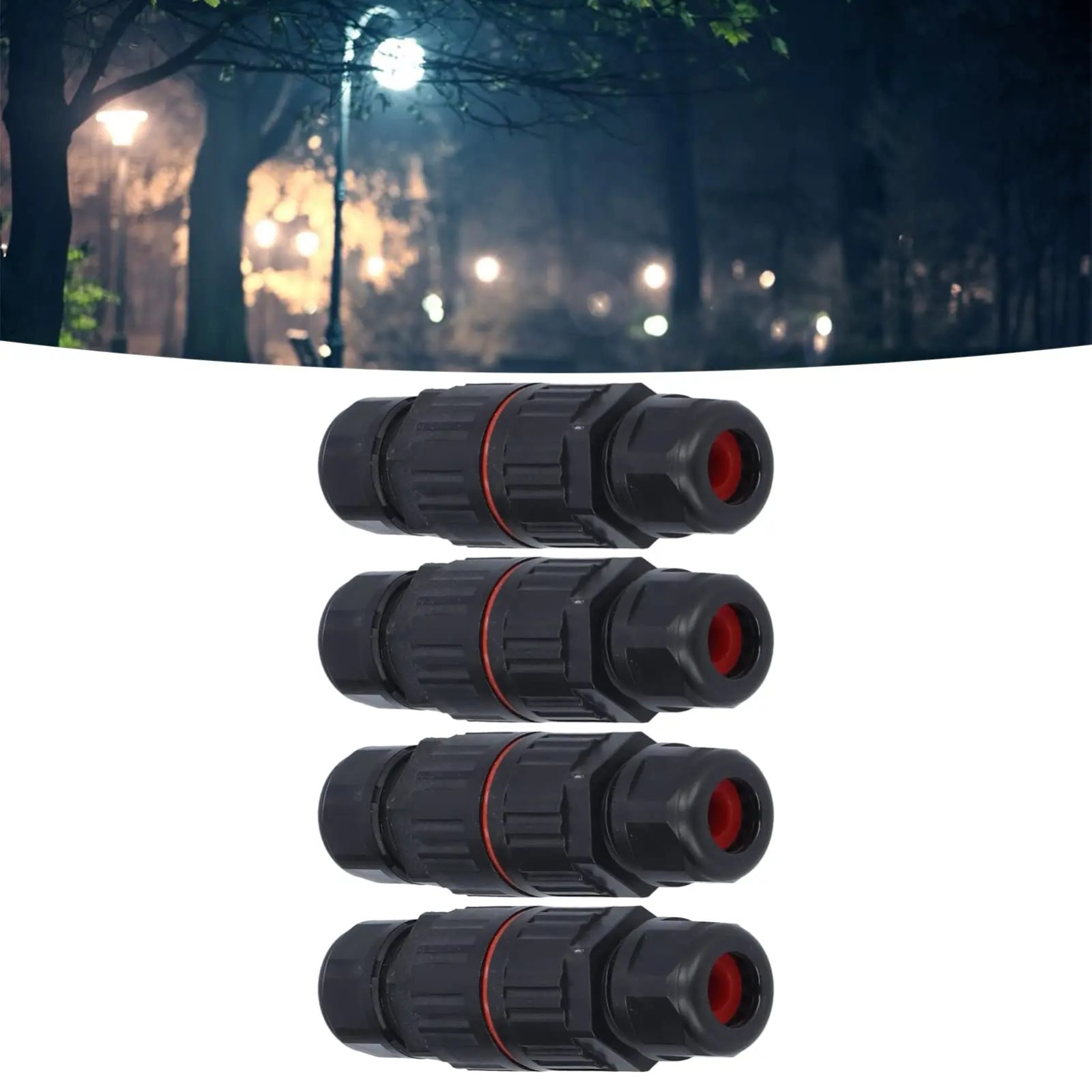 IP68 Waterproof Joint Wire Quick Connection Waterproof Connector 2/3 Pin Solder Less LED Lamp Wiring Outdoor Rainproof Terminal