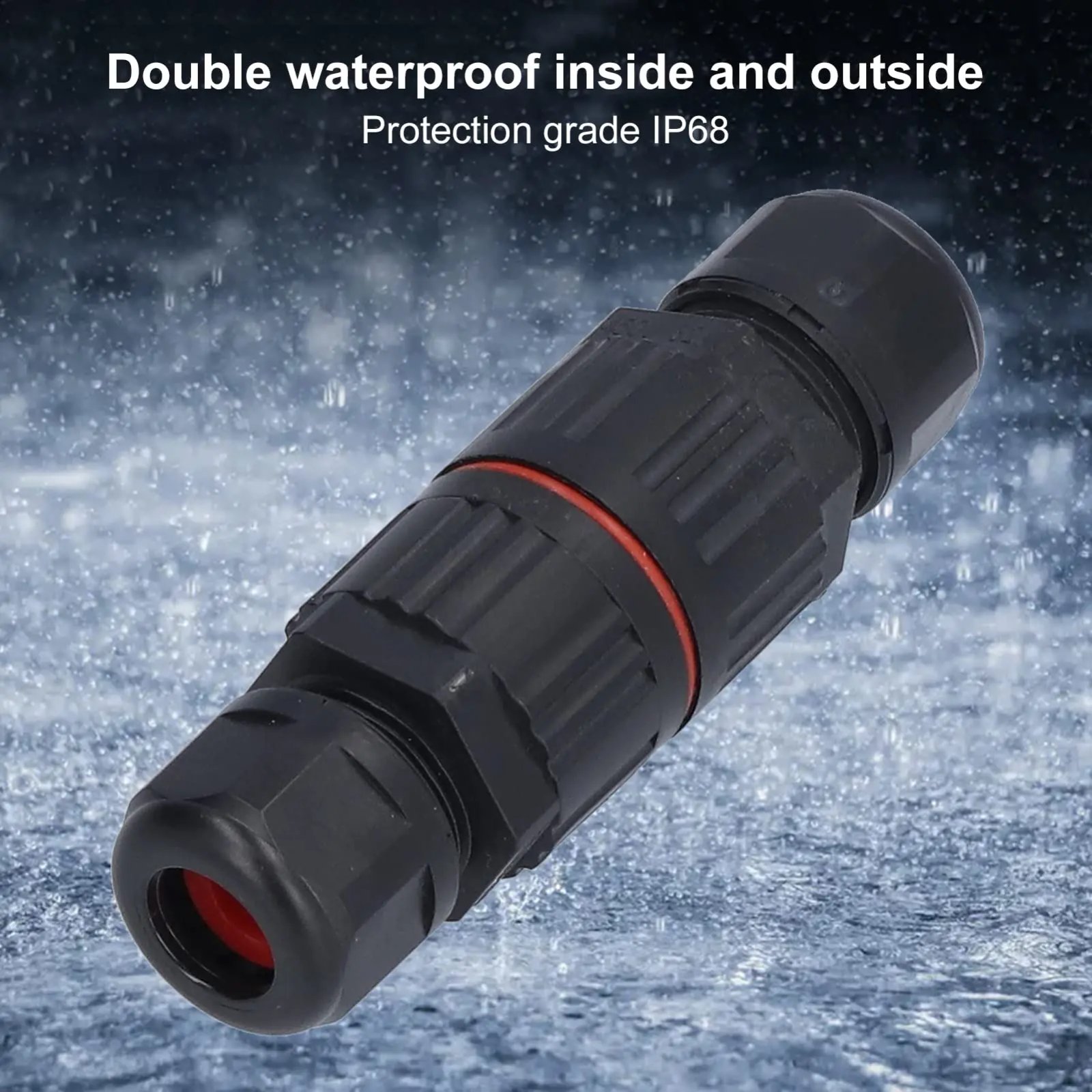 IP68 Waterproof Joint Wire Quick Connection Waterproof Connector 2/3 Pin Solder Less LED Lamp Wiring Outdoor Rainproof Terminal