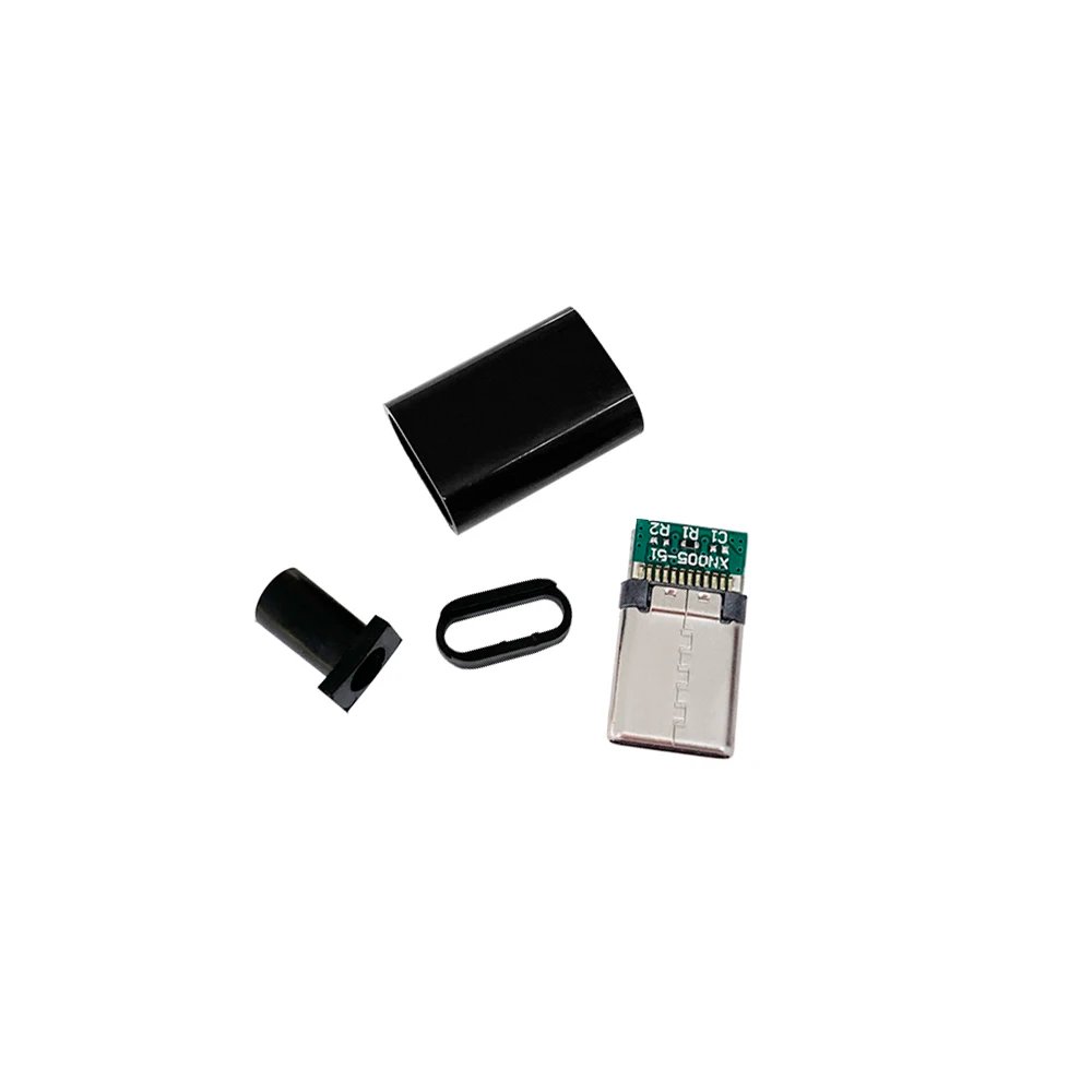 10pcs Type C usb3.1 3A fast charging USB Connectors Male Jack Tail Plug Electric Terminals welding DIY data cable accessories