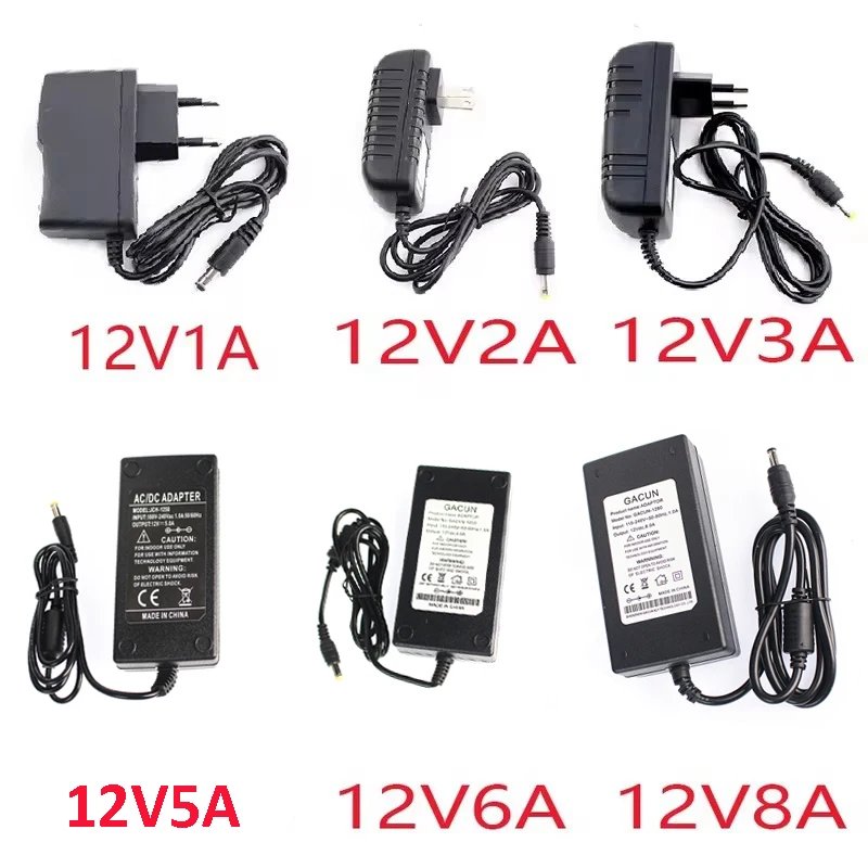 AC to DC 5V 6V 8V 9V 12V 13V 15V 24V Power Supply Adapter 1A 2A 3A 5A 6A 8A 220V To 12V Universal Charger For LED Driver EU US AC to DC 5V 6V 8V 9V 12V 13V 15V 24V Power Supply Adapter 1A 2A 3A 5A 6A 8A 220V To 12V Universal Charger For LED Driver EU US