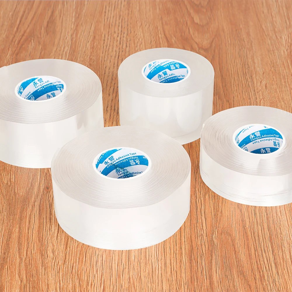 Strong Viscosity Double Sided Nano Tape Removable Waterproof No Trace Reusable Self Adhesive Strips Washable Transparent Tape