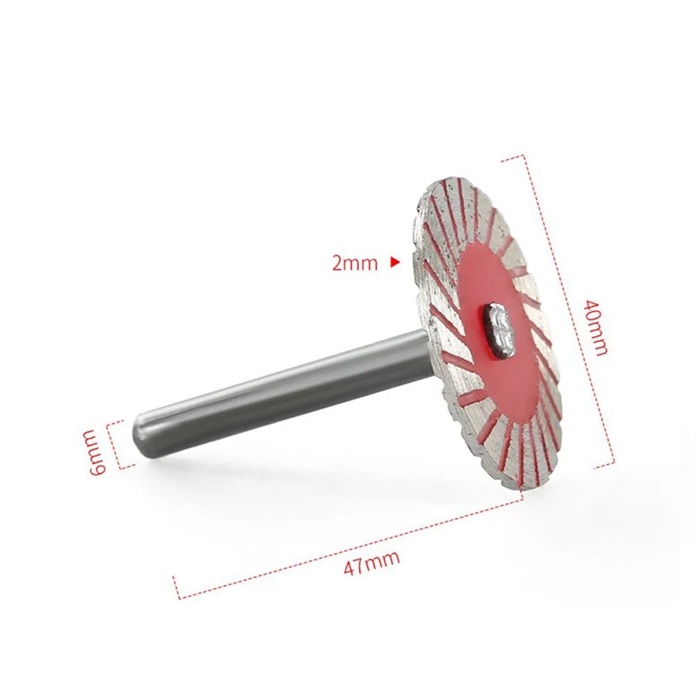 40mm Diamond Cutting Disc 6mm Shank Circular Saw Blade Sanding Disc Grinding Wheel For For Wood Metal Stone Granite Marble