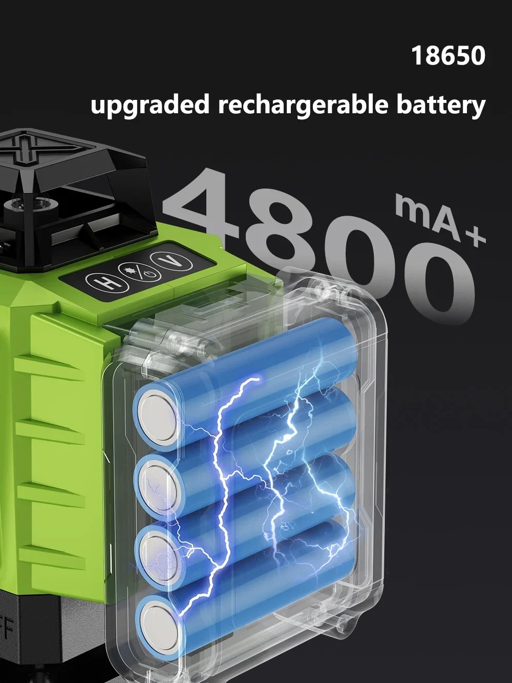 LFINE 3D/4D Laser Level 12/16 Lines Horizontal And Vertical With Remote Control 8 Lines 360&deg;Self-leveling Laser Levels