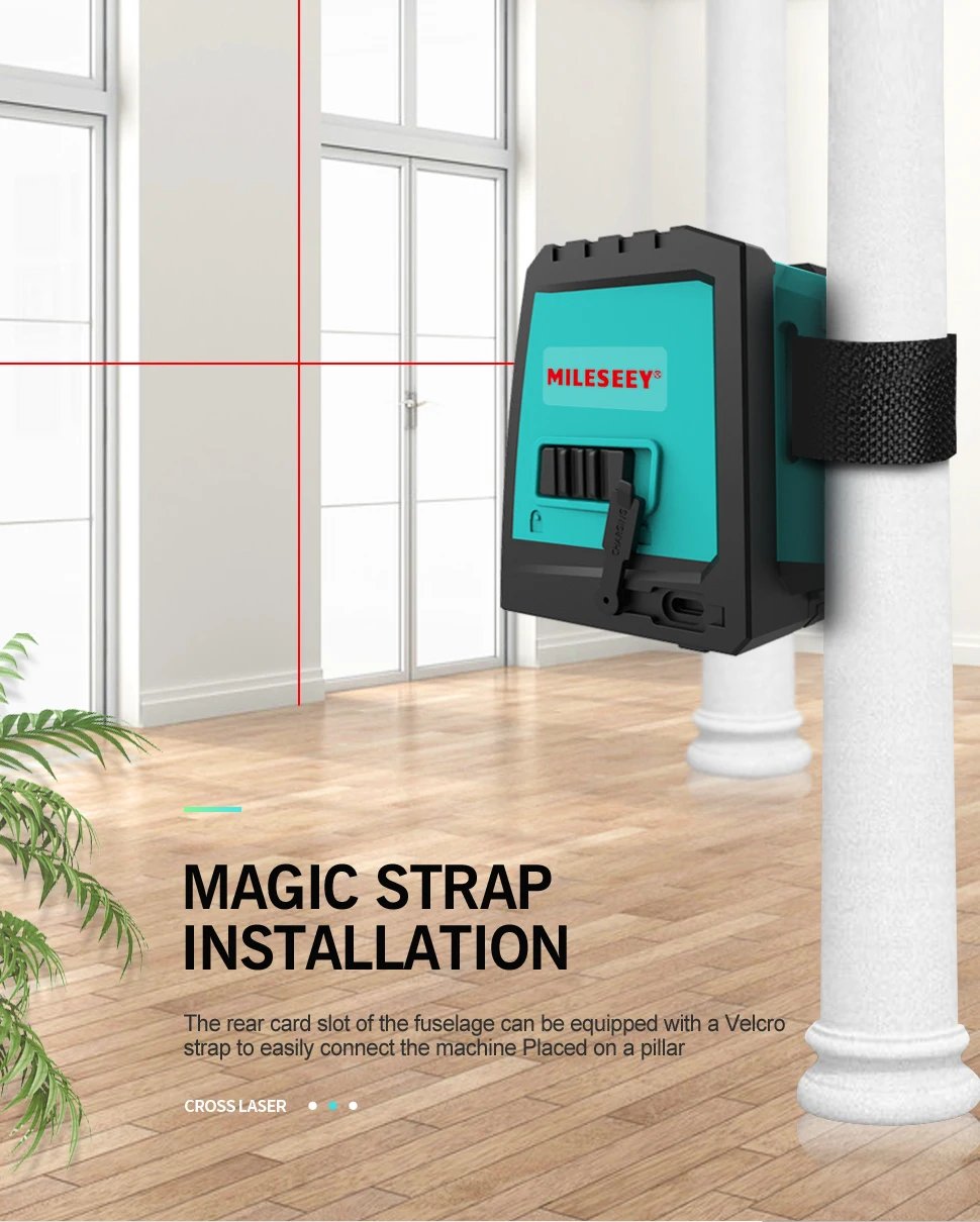 MiLESEEY 2 Lines Laser Level L52R L62 360 Laser Level L6 Green nivel Laser with Battery and Tripod лазерный уровень