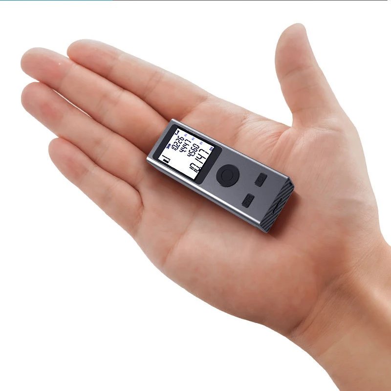 Mini Laser Rangefinder Digital Tape Measure Laser Ruler USB Charge Aluminum Alloy Fuselage Measuring Distance: 30m/50m Mini Laser Rangefinder Digital Tape Measure Laser Ruler USB Charge Aluminum Alloy Fuselage Measuring Distance: 30m/50m
