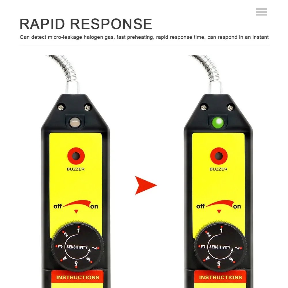 WJL-6000 High Accuracy Refrigerant Gas Analyzer Halogen Gas Leak Detector Tester Gas Leak Detector Tester for R22 CFCs HCFC