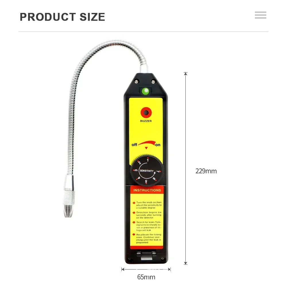 WJL-6000 High Accuracy Refrigerant Gas Analyzer Halogen Gas Leak Detector Tester Gas Leak Detector Tester for R22 CFCs HCFC