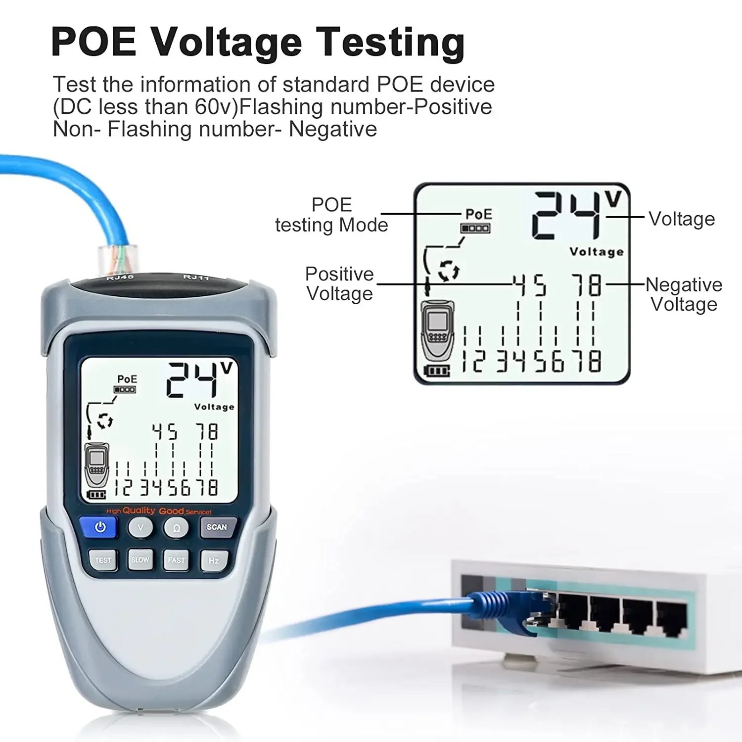 TOOLTOP ET613 612 Network Cable Tracer Network Analyzer POE Phone Line LAN Network Line Detector Measurement Cable Tool TOOLTOP ET613 612 Network Cable Tracer Network Analyzer POE Phone Line LAN Network Line Detector Measurement Cable Tool