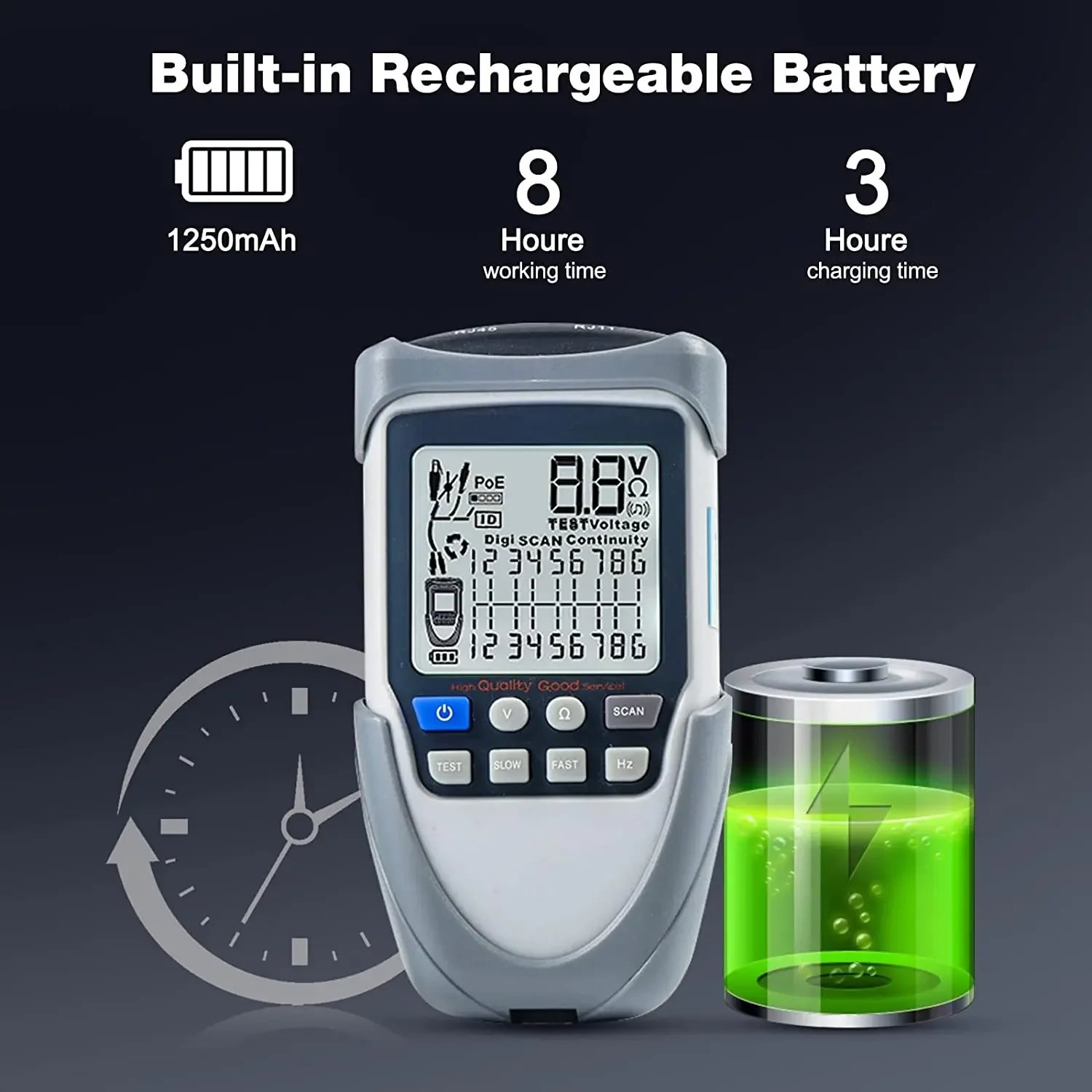 TOOLTOP ET613 612 Network Cable Tracer Network Analyzer POE Phone Line LAN Network Line Detector Measurement Cable Tool TOOLTOP ET613 612 Network Cable Tracer Network Analyzer POE Phone Line LAN Network Line Detector Measurement Cable Tool