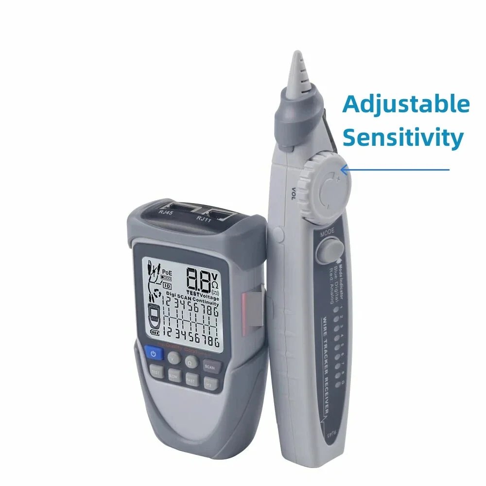 TOOLTOP ET613 612 Network Cable Tracer Network Analyzer POE Phone Line LAN Network Line Detector Measurement Cable Tool TOOLTOP ET613 612 Network Cable Tracer Network Analyzer POE Phone Line LAN Network Line Detector Measurement Cable Tool