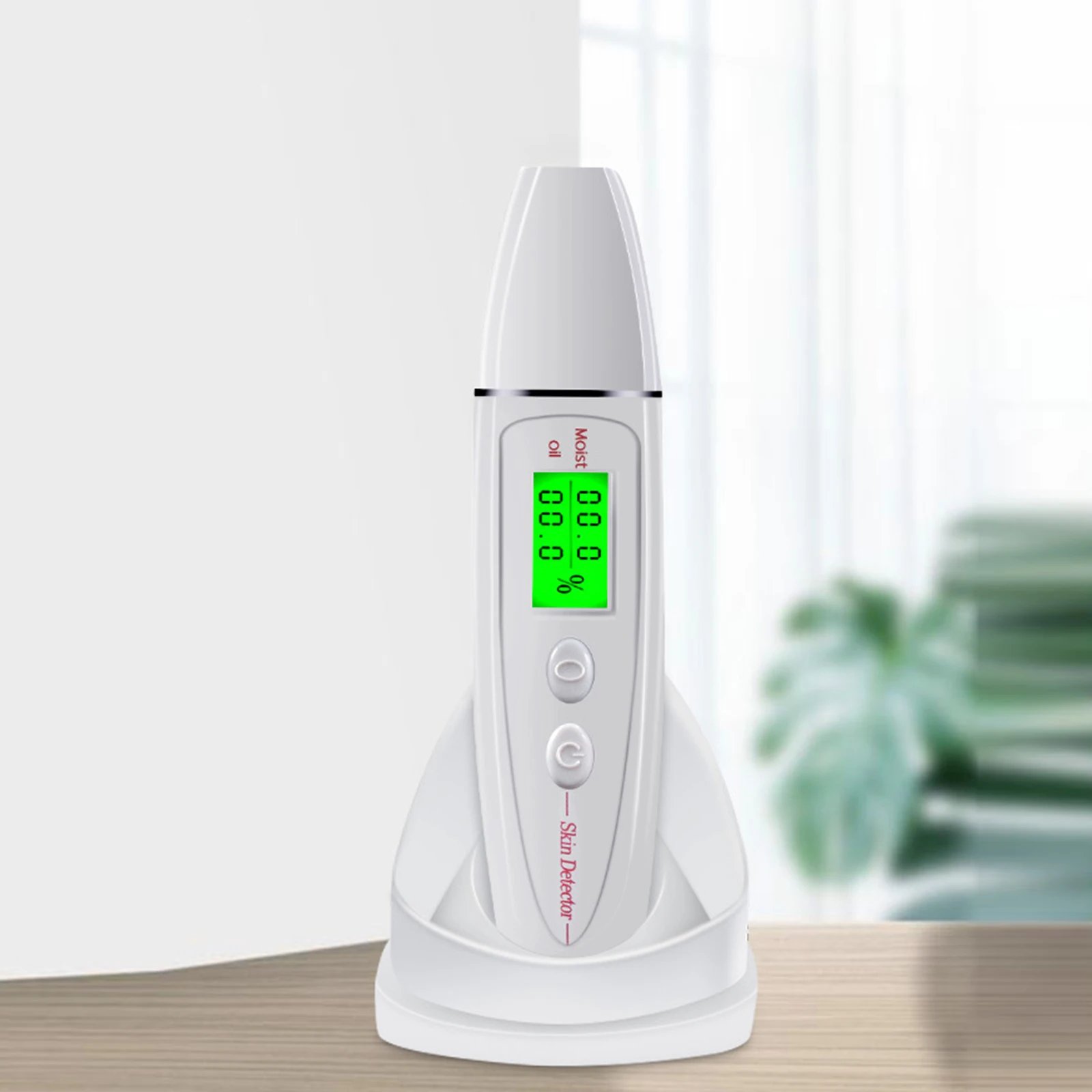 Face Skin Tester Portable Skin Analyzer Digital Aesthetic Moisture Tester Water Oil Monitor for Skin Care Skin Diagnostic Device