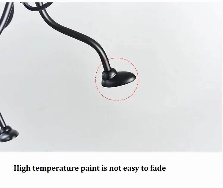 Vintage Iron Little Man Modern Arts Chandelier LED Ceiling Lamp Home Living Room Children Bedroom Decor Black E27 Pendant Lights