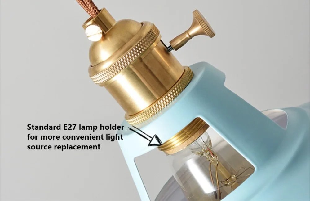 Pendant Lights Retro Industrial Colorful Restaurant Kitchen Home Ceiling Lamps Vintage Hanging Lights Lampshade Decorative Lamps Pendant Lights Retro Industrial Colorful Restaurant Kitchen Home Ceiling Lamps Vintage Hanging Lights Lampshade Decorative Lamps