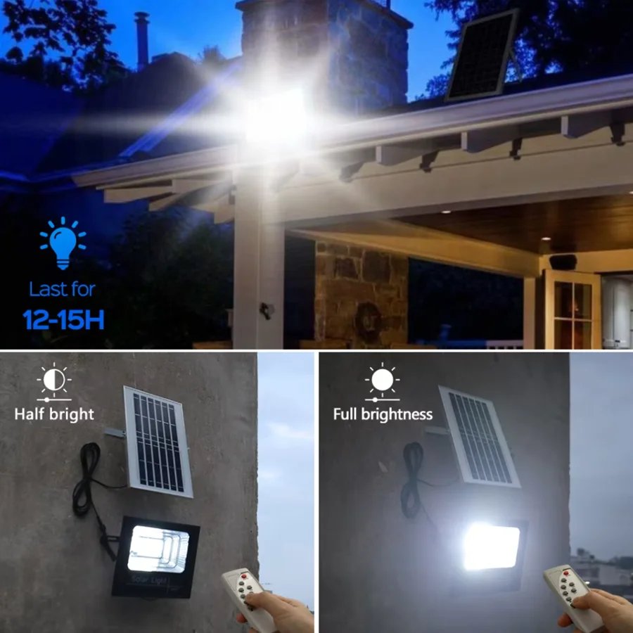 Solar Lights Outdoor Waterproof Solar LED Floodlight Spotlights Street Solar Garden Light Decoration Wall Lamp Solar Reflector