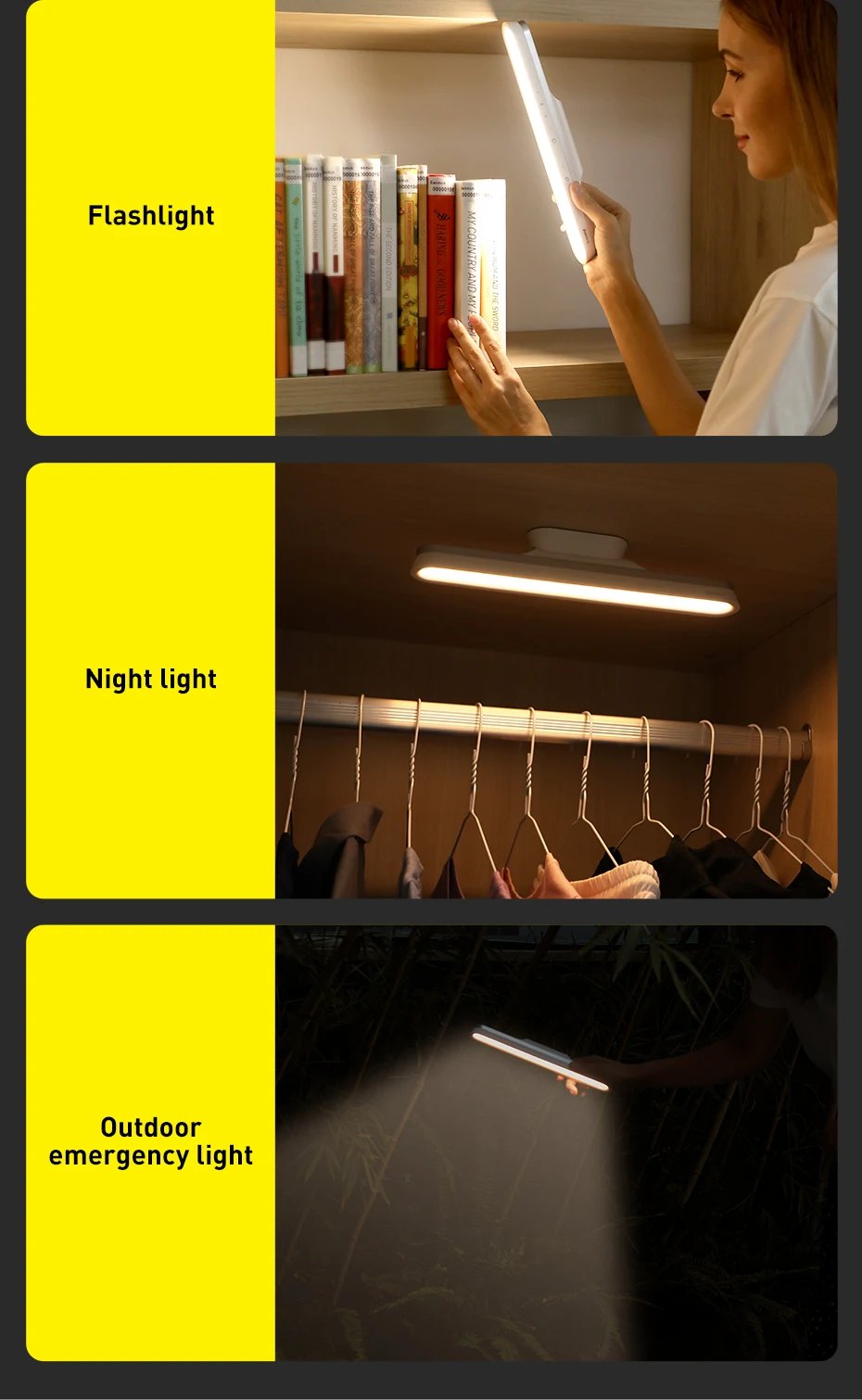 Baseus Magnetic Desk Lamp Hanging LED Table Lamp Chargeable Stepless Dimming Cabinet Night Light Closet Wardrobe Study Read Lamp Baseus Magnetic Desk Lamp Hanging LED Table Lamp Chargeable Stepless Dimming Cabinet Night Light Closet Wardrobe Study Read Lamp