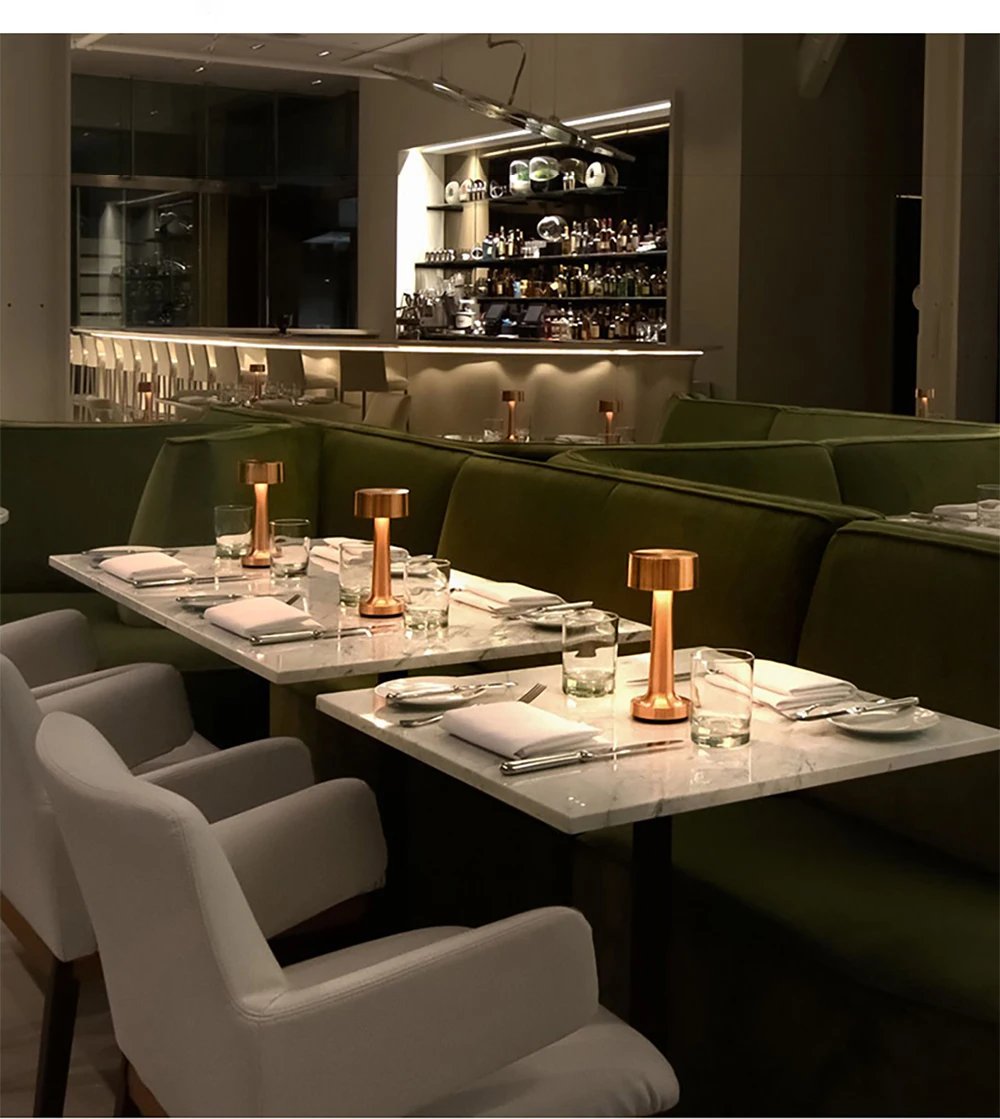 Retro Bar Table Lamp Lampara De Noche Dormitor Abajur Room Decor Decoration Chambre Desk Bedroom Coffee Luces Led Night Light