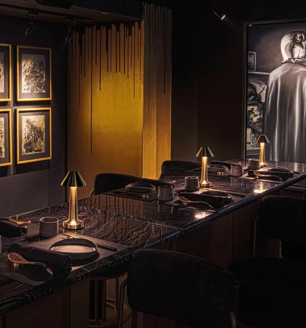 Retro Bar Table Lamp Lampara De Noche Dormitor Abajur Room Decor Decoration Chambre Desk Bedroom Coffee Luces Led Night Light