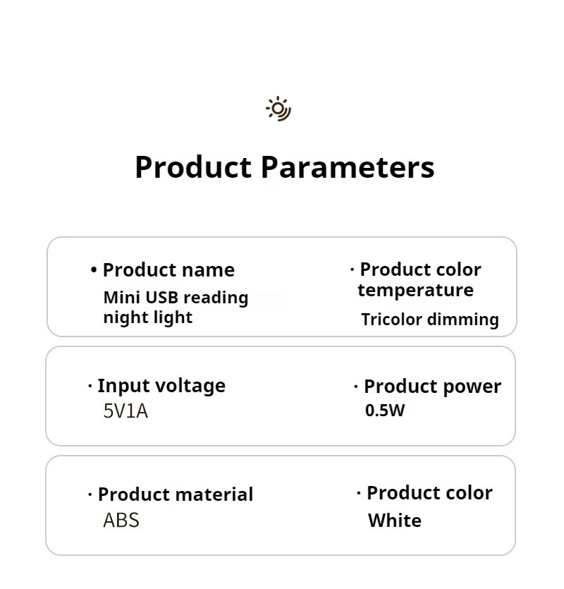 Mini Clip Book Lamp LED Table Lamp Eye Protection 3 Colors Battery Powered USB Night Light Portable Bedside Student Reading Lamp