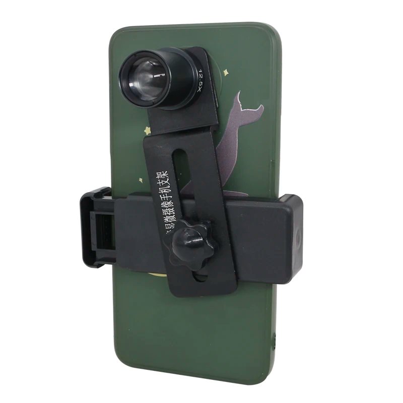 Phone Clip for Microscope with 12.5X Eyepiece Lens Cell Phone Mount Adapter Telescope Accessories Diameter 23.2mm 30mm 30.5mm