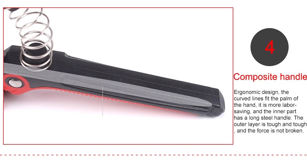 RDDSPON Pruning Shear Branch Scissors Stainless Steel Non-Slip Handle Sharp Garden Fruit Tree Pruning Very Sharp Garden Tools