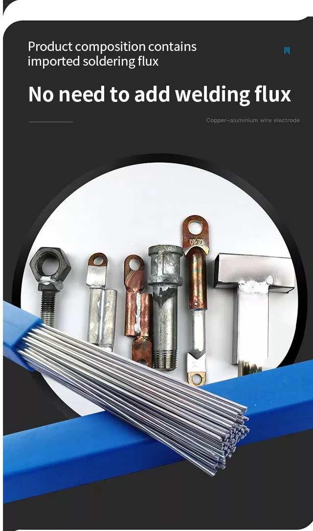 Welding Rod Copper And Aluminum Flux Cored Wire Steel Copper Aluminum Soldering Tool Weld Flux Welding Rods Cored Wire Hand Tool