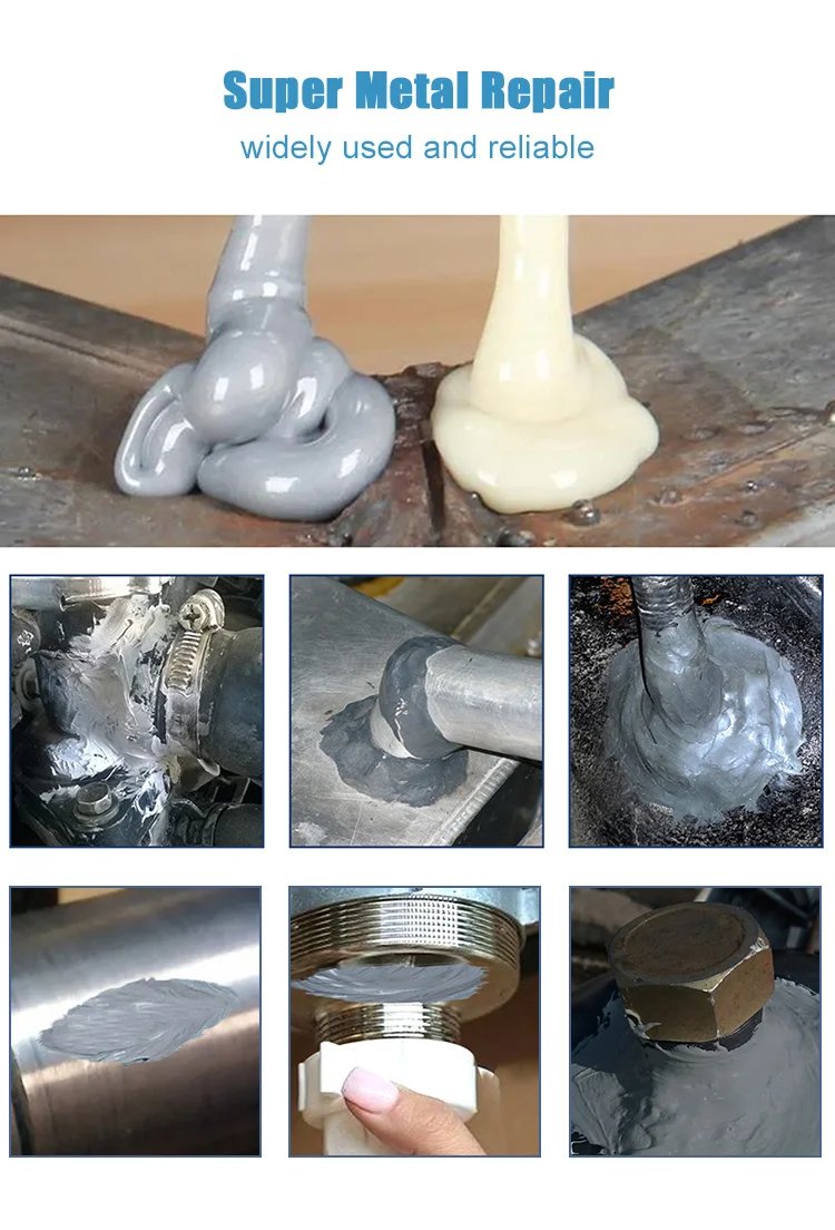AB Metal Repair Glue Heat Resistance Cold Welding Glue Magic Plastic Repair Casting Adhesive Super Glue Metal Repair Tool