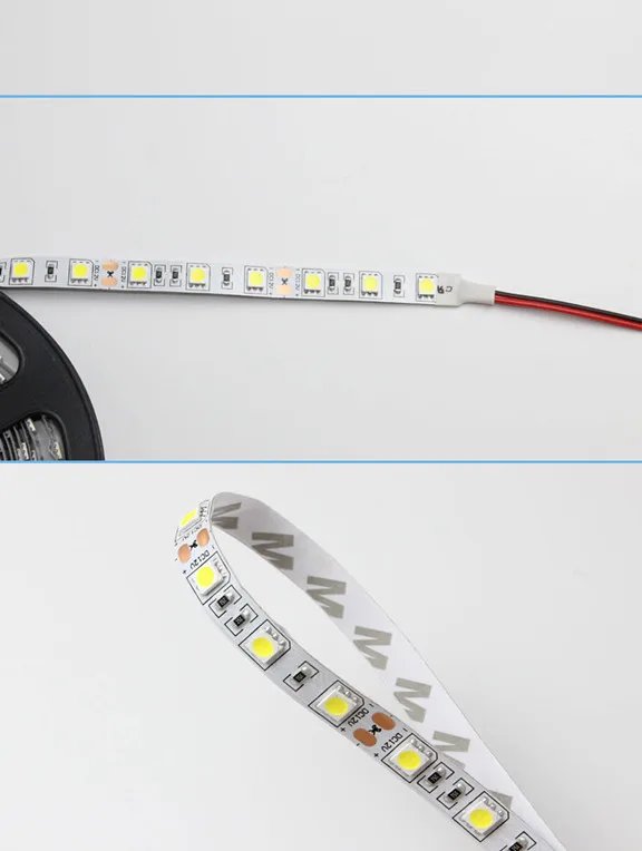 LED Night Light String DC5V With USB Port Cable 50CM 1M 2M 3M 4M 5M USB LED strip light lamp SMD 3528 for TV/ PC/ Laptop