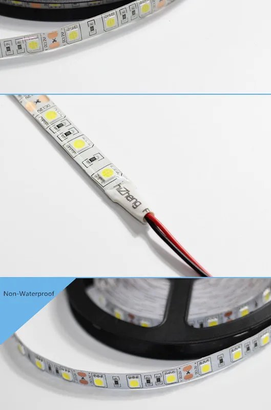 LED Night Light String DC5V With USB Port Cable 50CM 1M 2M 3M 4M 5M USB LED strip light lamp SMD 3528 for TV/ PC/ Laptop