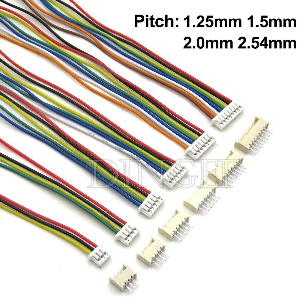 5Sets JST XH2.54 XH ZH PH 1.25mm 1.5mm 2.0mm 2.54mm Wire cable Connector 2 3 4 5 6 7 8 9 10 12 PIN male and female plug Socket 5Sets JST XH2.54 XH ZH PH 1.25mm 1.5mm 2.0mm 2.54mm Wire cable Connector 2 3 4 5 6 7 8 9 10 12 PIN male and female plug Socket