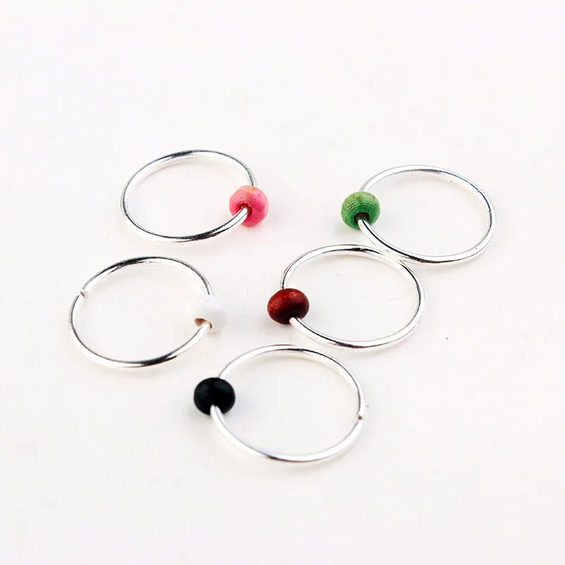 5-50pcs/bag Silver Metal Hair Rings Braid Dreadlocks Bead Hair Cuffs Dread Tube Charm Dreadlock Hair Accessories Extension