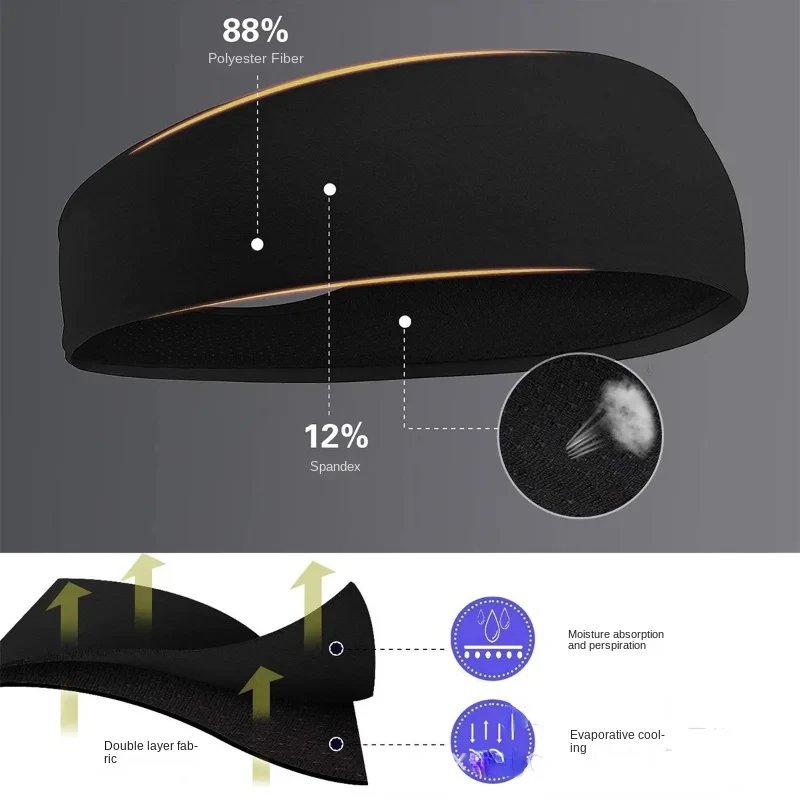 Sweatband for Men Women Elastic Sport Hairbands Head Band Yoga Headbands Headwear Headwrap Sports Hair Accessories Safety Band Sweatband for Men Women Elastic Sport Hairbands Head Band Yoga Headbands Headwear Headwrap Sports Hair Accessories Safety Band