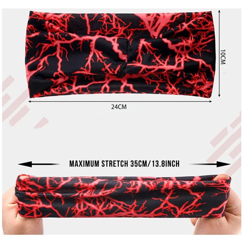 Sport Headbands Men Bike Cycling Running Sweatband Fitness Jogging Tennis Yoga Gym Headscarf Head Sweat Hair Band Bandage  Women