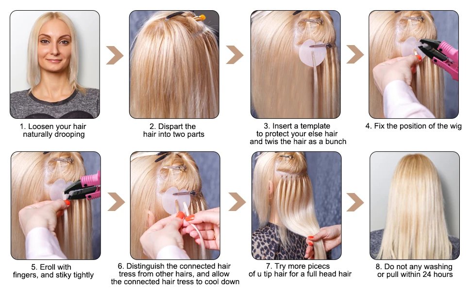 Captin for hair extensions Heat Connectors Tongs Hair Extensions Iron for V lighthair extensions Constant Hair Extension Tools