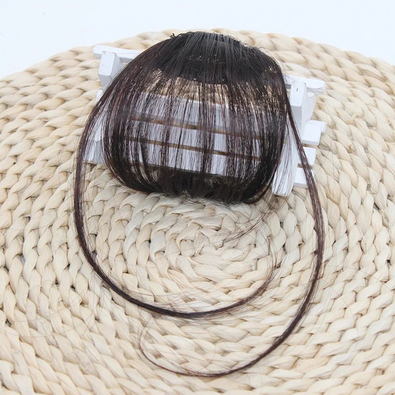 Fake Air Bangs Hair Styling Tools Hair Clip-In Extension Synthetic Hair Fake Fringe Natural False Hairpiece Women Clip In Bangs