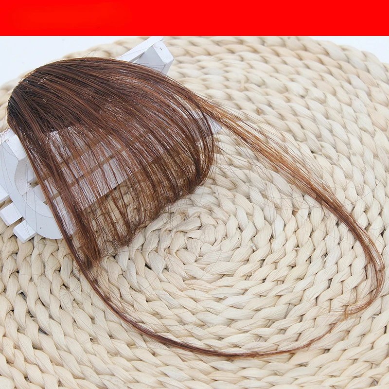 Fake Air Bangs Hair Styling Tools Hair Clip-In Extension Synthetic Hair Fake Fringe Natural False Hairpiece Women Clip In Bangs