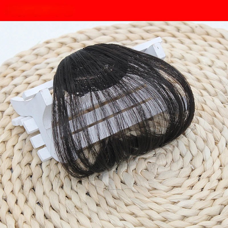 Fake Air Bangs Hair Styling Tools Hair Clip-In Extension Synthetic Hair Fake Fringe Natural False Hairpiece Women Clip In Bangs