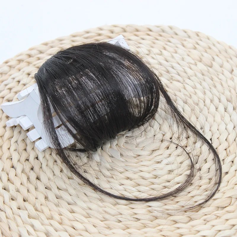 Fake Air Bangs Hair Styling Tools Hair Clip-In Extension Synthetic Hair Fake Fringe Natural False Hairpiece Women Clip In Bangs