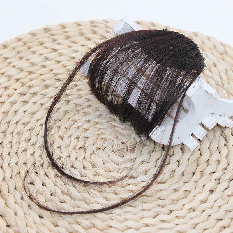 Fake Air Bangs Hair Styling Tools Hair Clip-In Extension Synthetic Hair Fake Fringe Natural False Hairpiece Women Clip In Bangs