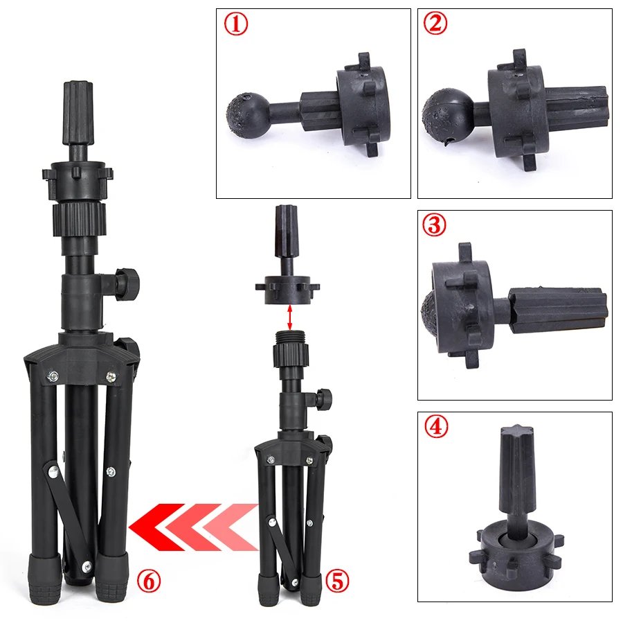 Cheap Wig Making Canvas Head and Training Head Tripod for Wigs Good Quality Mannequin Head for Making Wigs