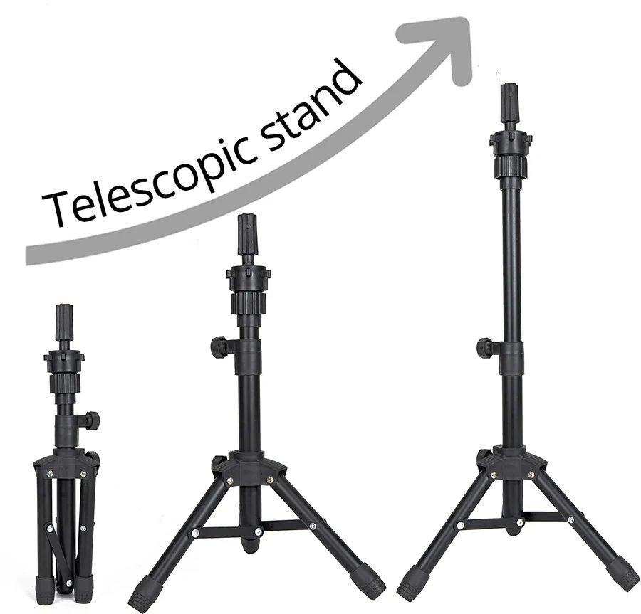 Cheap Wig Making Canvas Head and Training Head Tripod for Wigs Good Quality Mannequin Head for Making Wigs