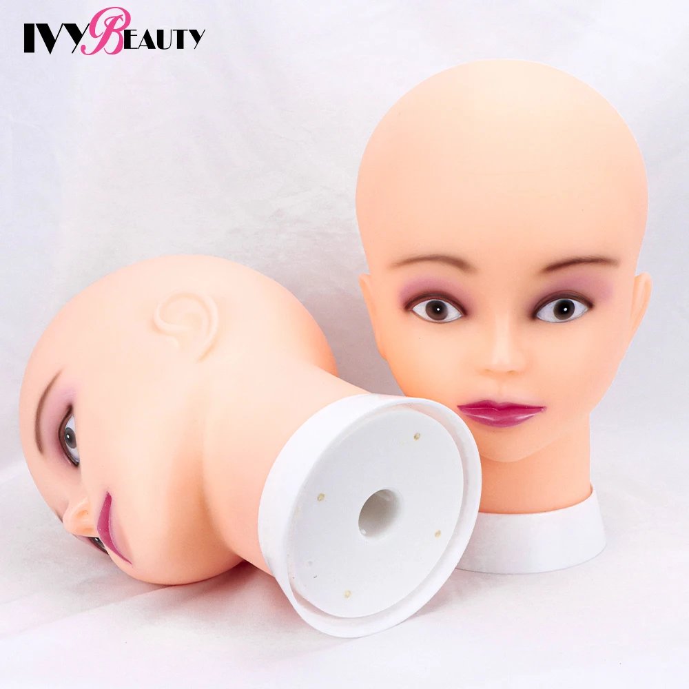 Hot Selling Female Mannequin Head With Wig Stand Clamp For Makeup Practice Cosmetology Manikin Head For Wig Hat Display 51Cm