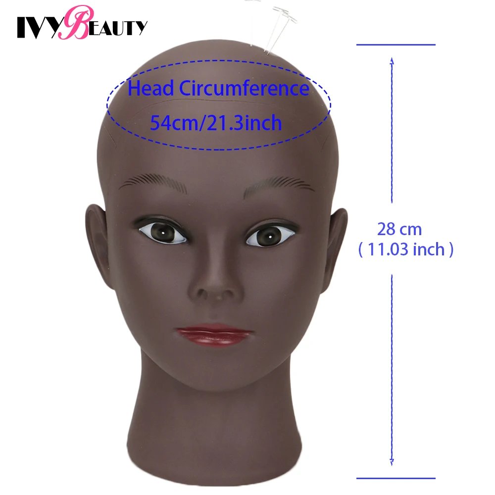 Hot Selling Female Mannequin Head With Wig Stand Clamp For Makeup Practice Cosmetology Manikin Head For Wig Hat Display 51Cm